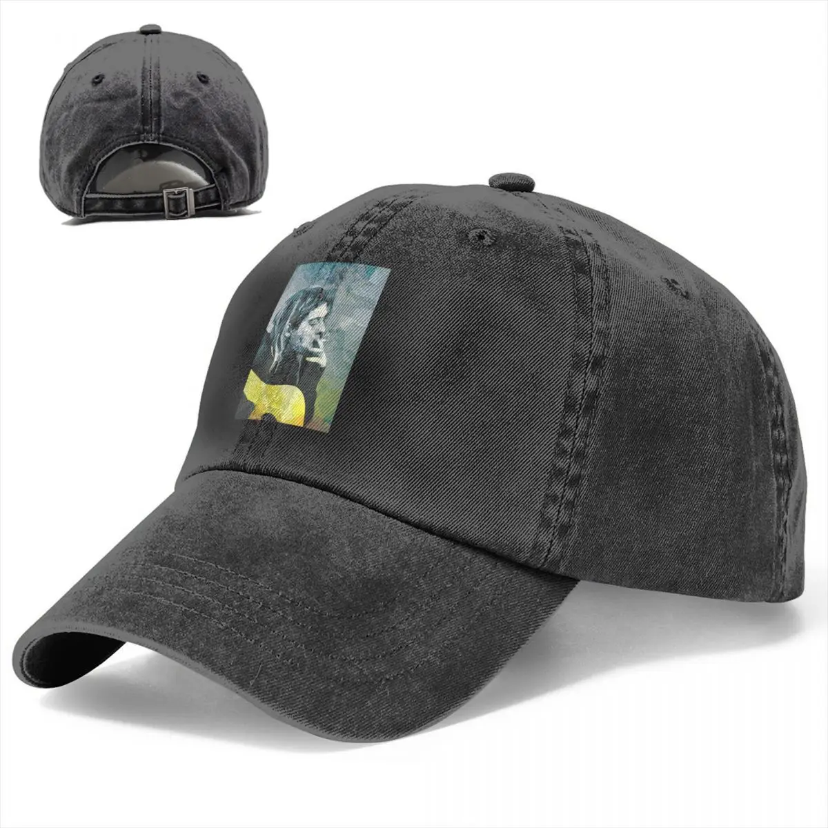 Summer Cap Sun Visor SMOKE Hip Hop Caps K-Kurt Singer Cobain Cowboy Hat Peaked Hats