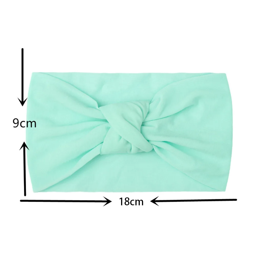 25 Colors Hairband Broadside Headband Kids Girls Boutique Elastic Protect Turban Headwear Kids Hair Accessories Headwear Gift