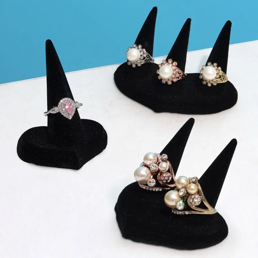 

Simple Organizer Rings Display Holder Velvet Ornaments Jewelry Display Rack Bracelet Storage Ring Display Stand Gift