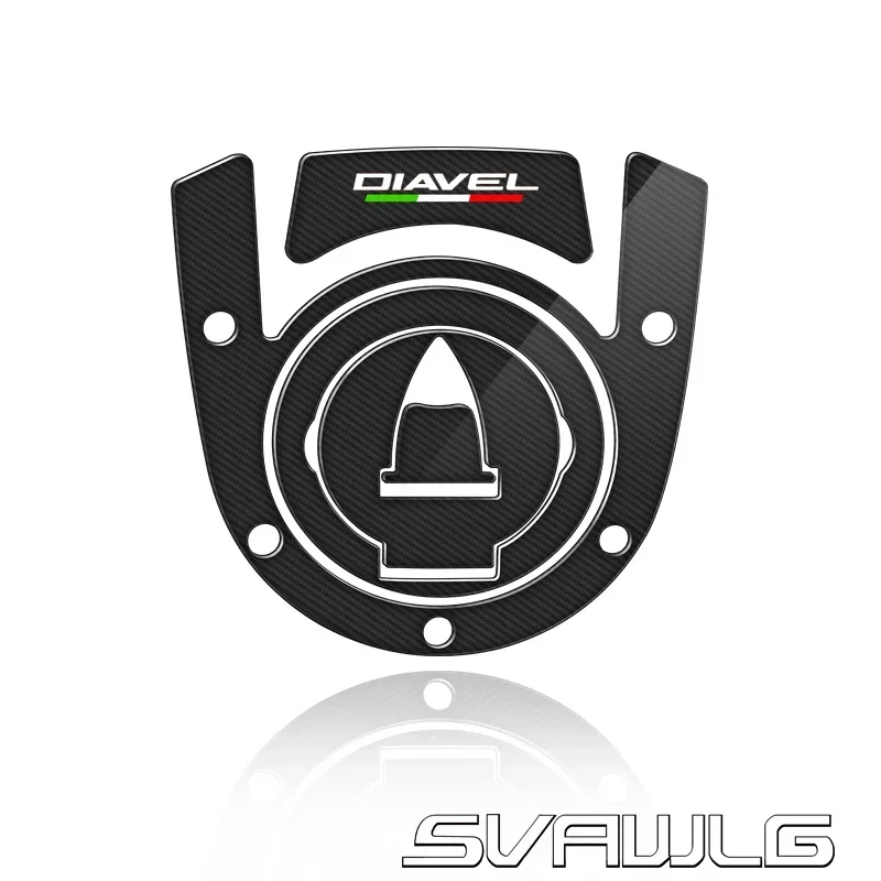 

For Diavel 3D Carbon-look Motorcycle Gas Cap Sticker Tank Pad Protector