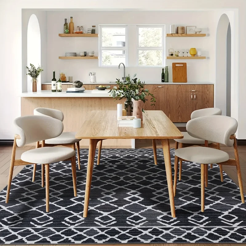 VIKAMA American Vintage Rug: Comfortable, Soft, and Warm; Non-Slip; For Living Room Sofas, Kitchen Dining Tables, and Home Decor
