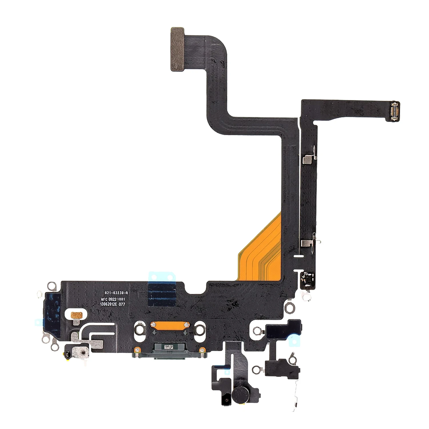 Charging Port Flex Cable for iPhone 13 Pro (A2483, A2636, A2638, A2639, A2640), Without Repair Assembly