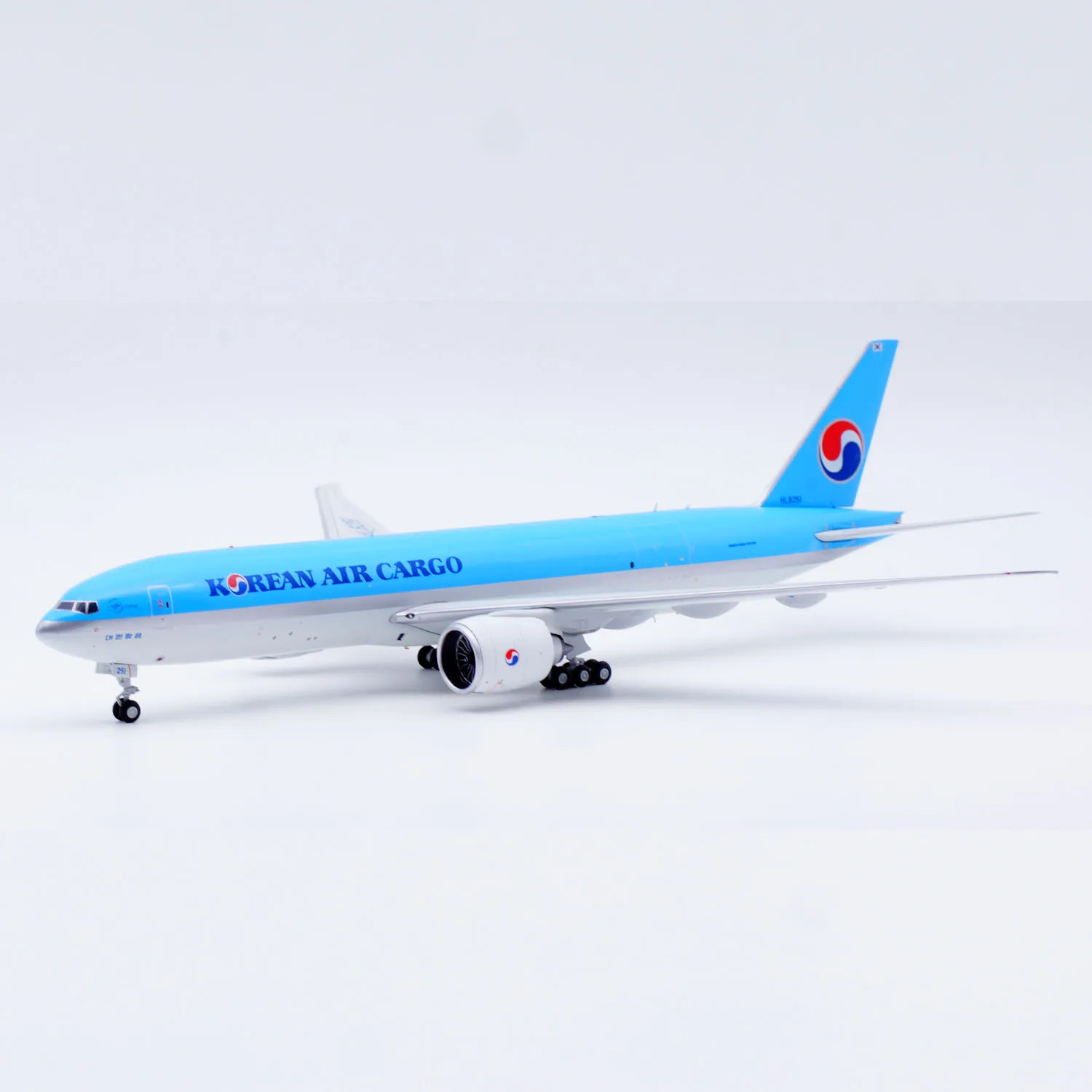 SA2004合金製コレクタブル飛行機ギフト JCウィングス 1/200 韓国航空貨物「スカイチーム」ボーイングB777Fダイキャスト航空機ジェットモデル HL8251