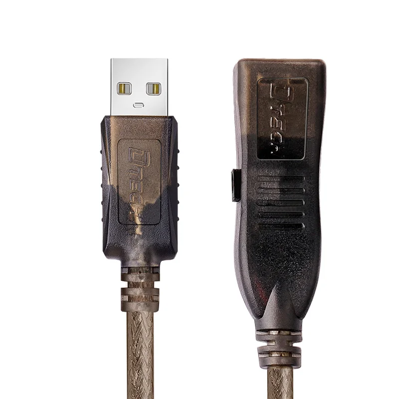 Micro USB 2.0 Extension Cable 3M 5M 10M 15M Fast Charger Nickel Plated DC5V1A USB Cable for Mouse Monitor Scanner