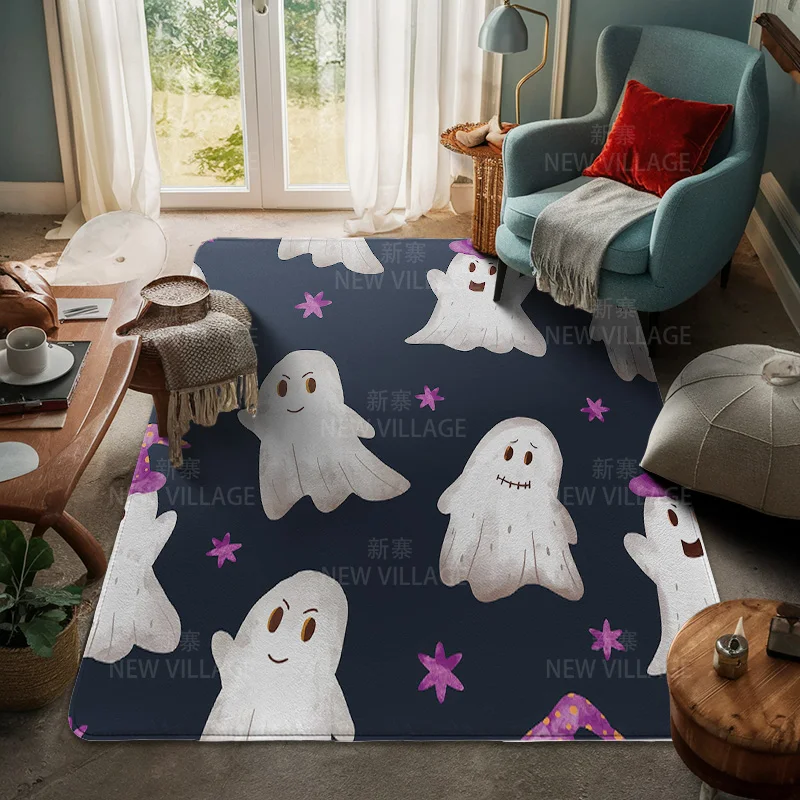 House entrance carpet Home door mat Living Room Bath Foot bathroom non-slip water absorption rugs bath Halloween Autumn Pumpkin