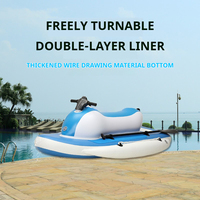5-Chamber Inflatable Fishing/Motor Boat 140kg,Thickened PVC Raft w/EVA Deck & Electric Mount, Foldable Kayak for Lake/Sea safety
