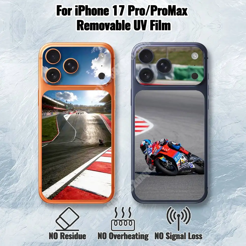 

V-Valentin Debise-S Motor 820RR Съемная УФ-пленка для iPhone 17 Pro 17 ProMax HD наклейка-скин