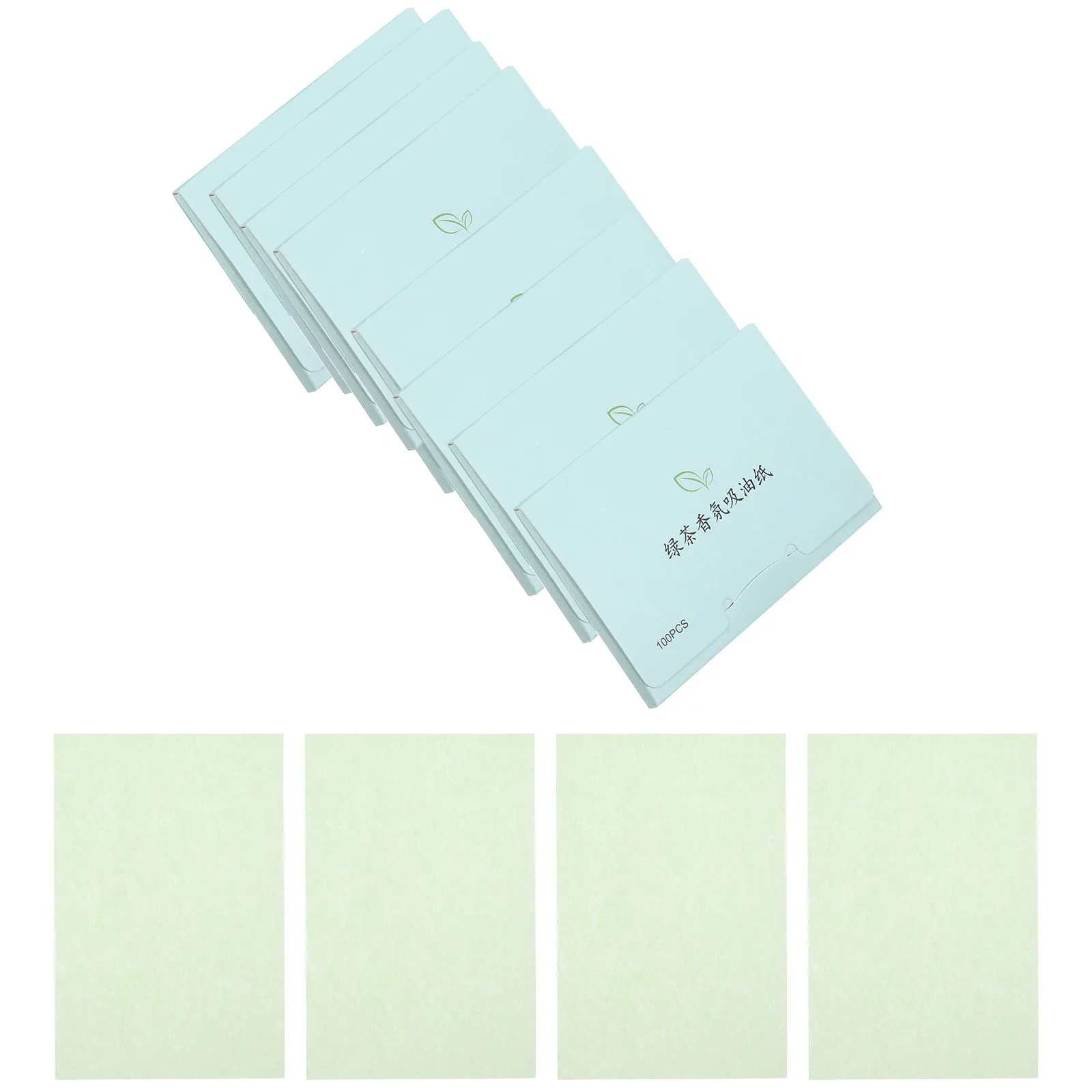 10 Boxes Oil Absorbing Sheets Ultra Thin Double Sided Facial Blotting Paper for Oily Skin Oil Control T Zone Blotting Tissues