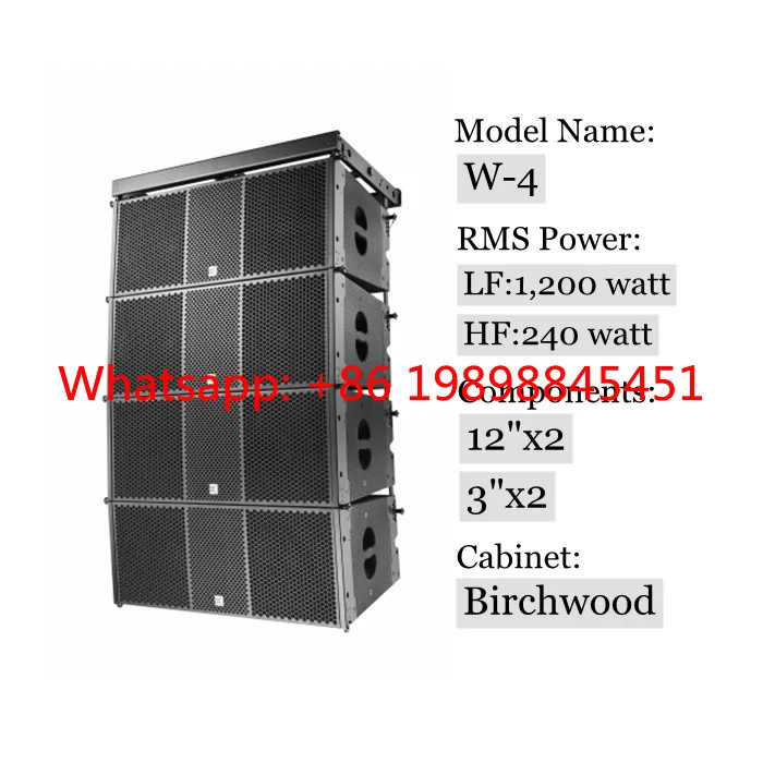 Dual 12 Inch Professional Line Array Speaker Pro Audio Sound System