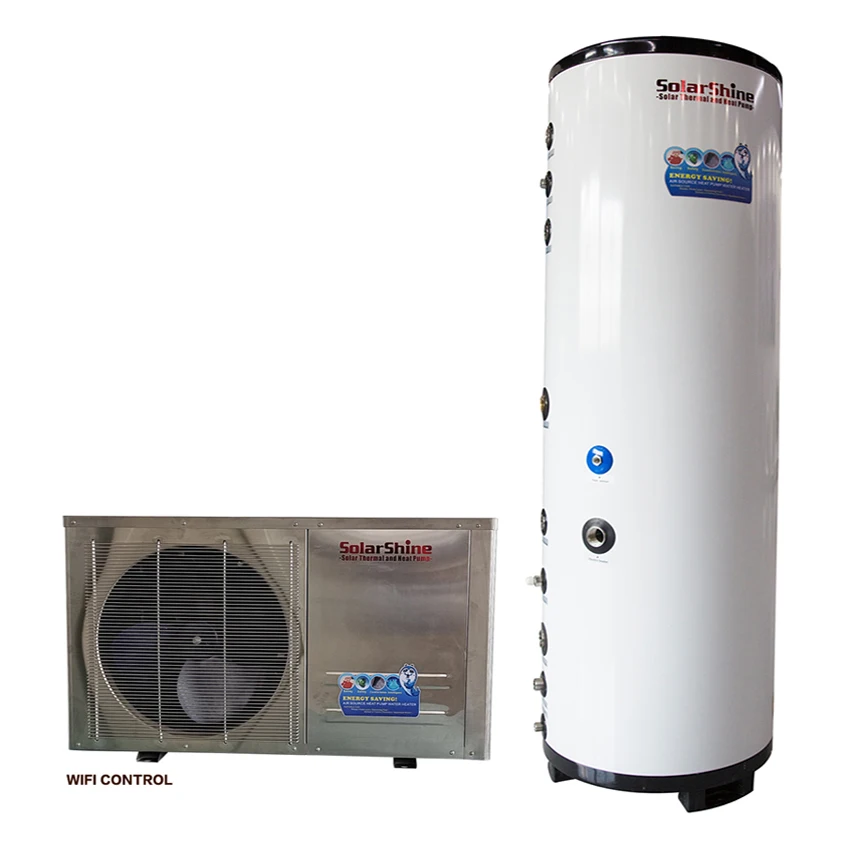 Heat Pump Water Storage Tank 3.8 -10KW R134a 220V WIFI For Hotel Commercial Hot Water, Building Heating And Project Installation