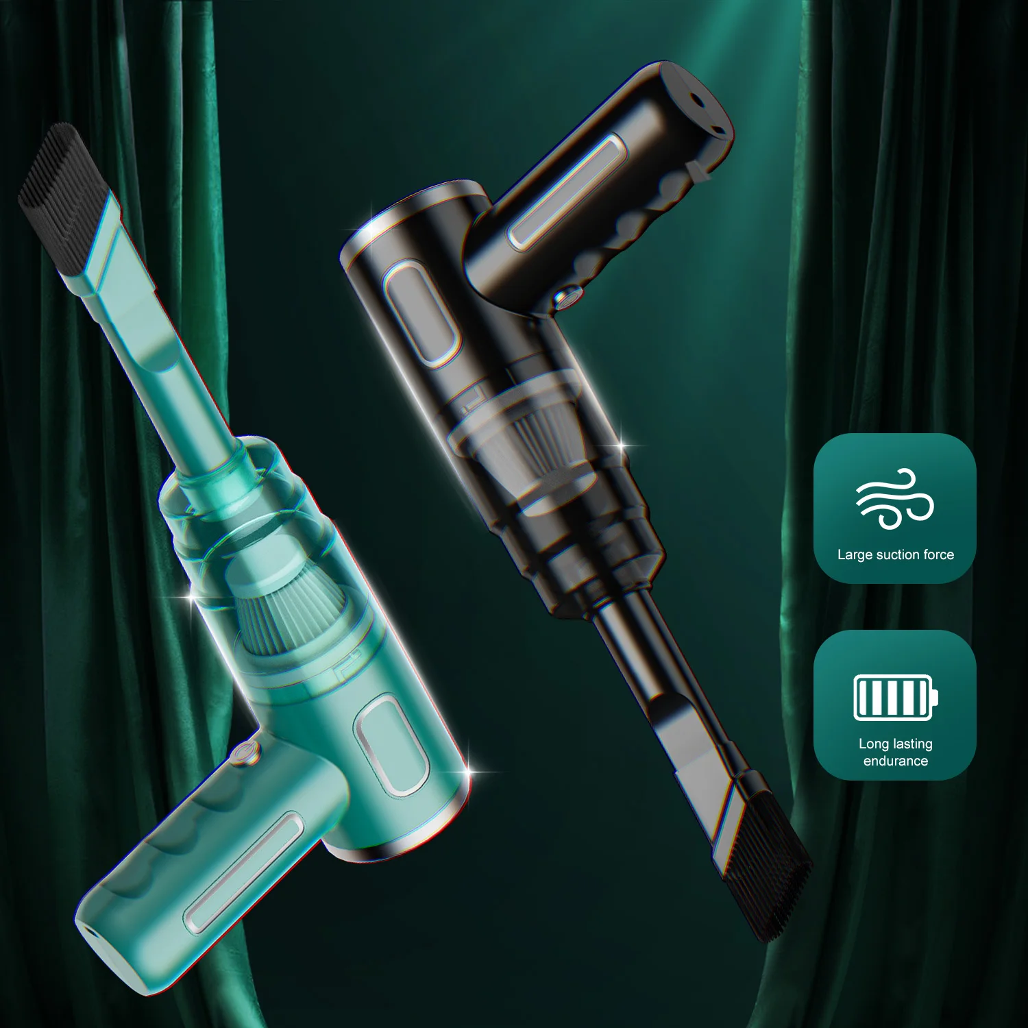 ABS Car Vacuum Cleaner Portable Powerful Wireless Vacuum Cleaner Home Carpet Cleaner Home Appliance Mini Cleaning Machine