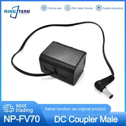 NPFV Dummy Battery Replaces NP-FV30 NP-FV40 NP-FV50 NP-FV70 NP-FV90 NP-FV100 for Sony DVD SR HC Serial Cameras & Light & Monitor