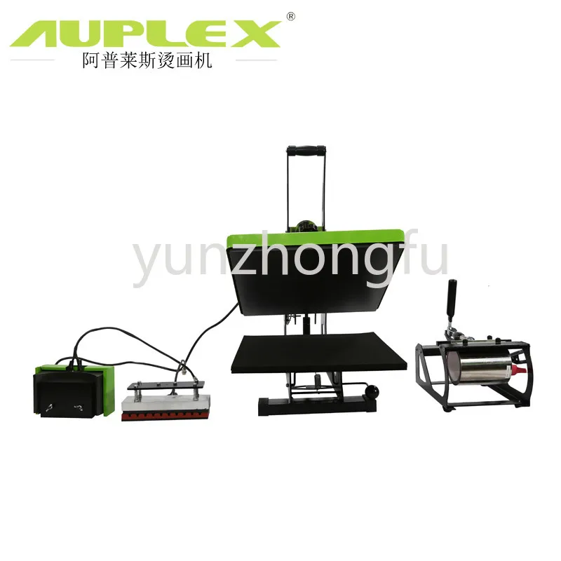 Multi-Functional Heat Press Machine Clothing Heat Transfer Machine Four-in-One Thermal Transfer Printing Equipment Baking Cup