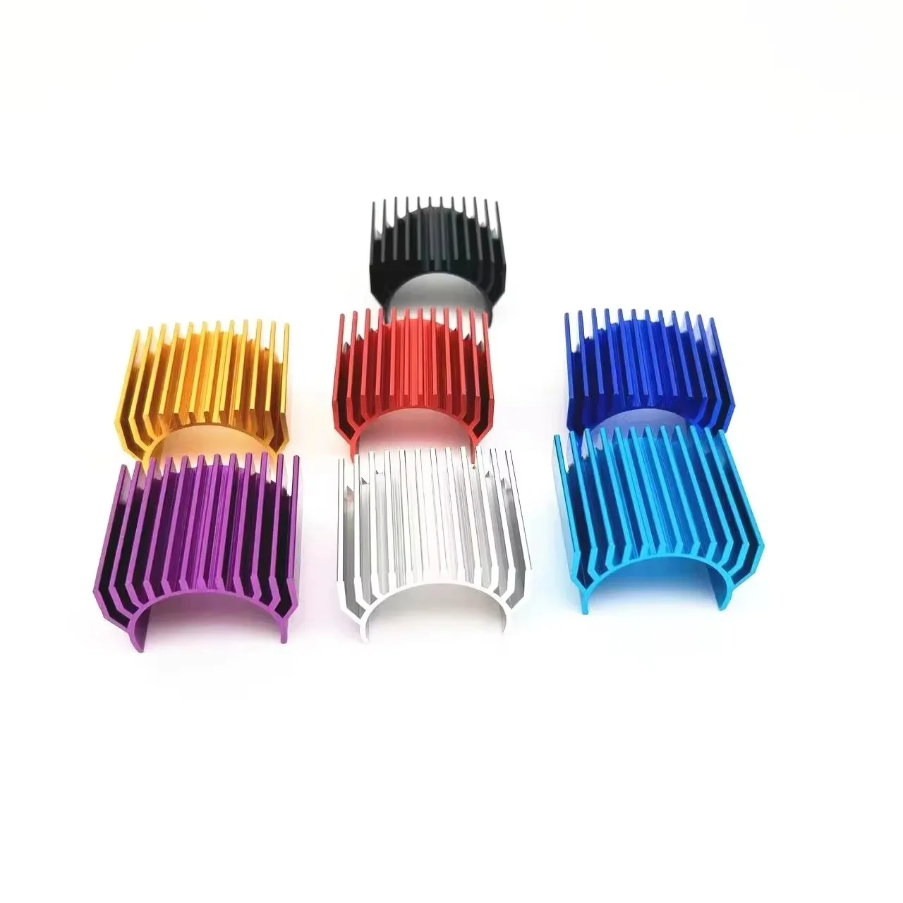 1pc 36mm Motor Cooling Heat Sink Heatsink Top Vented 540 545 550 Size For 1/10 RC Car Buggy Crawler RC Boat