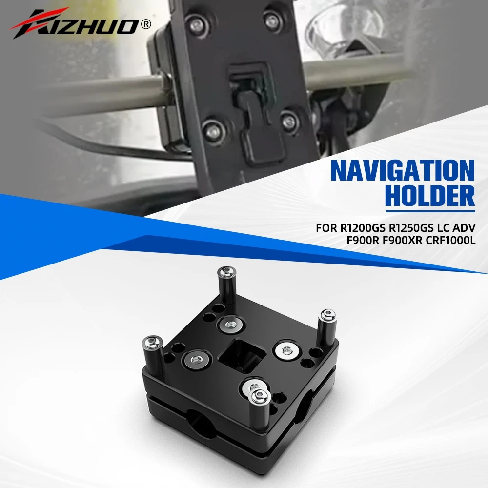 

MT09 12MM 14MM 16MM Motorcycle Phone GPS Navigation Bracket Adapter Holder For BMW R1200GS R1250GS LC Adv F900R F900XR CRF1000L