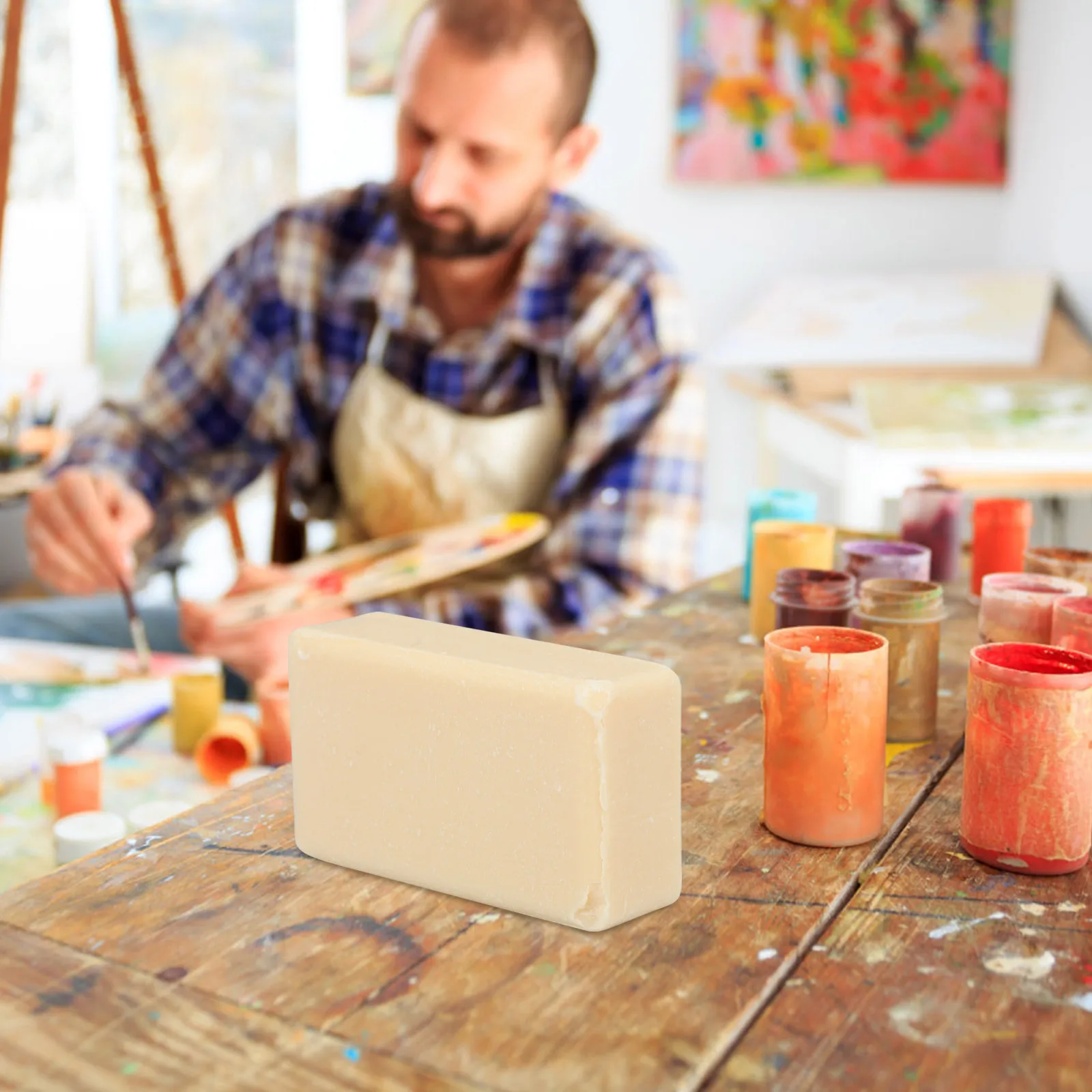 페인트 브러쉬 클리너 펜 세척용 비누 1개, 펜 세척 수프, 세척 도구, 창의적인 세척 수프, 페인팅 용품