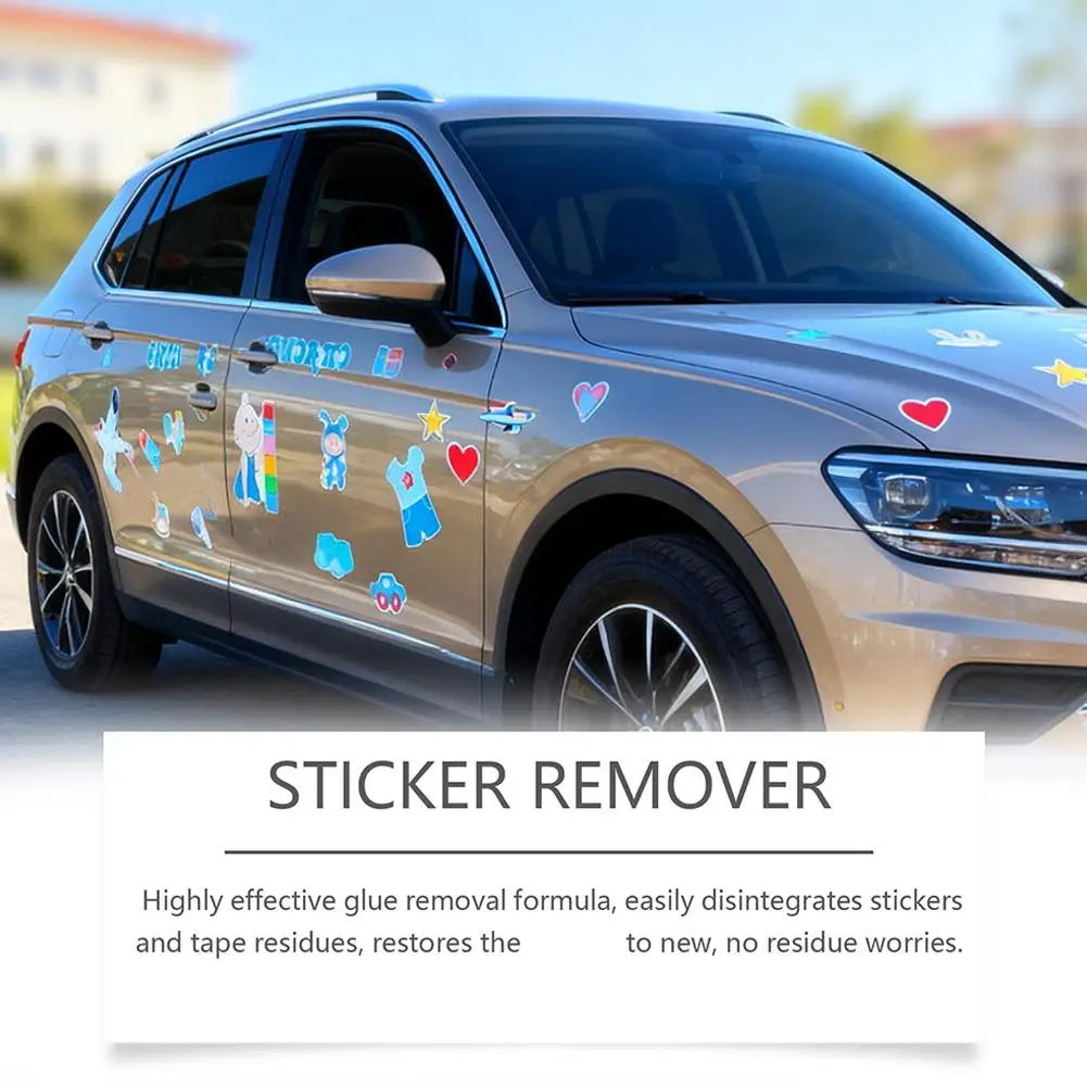 Glue Off Adhesive Remover Safe Glue and Sticker Remover for Labels, Tape Residue, Grease, Tar, Gum, Crayons, Candle Wax 100 ml