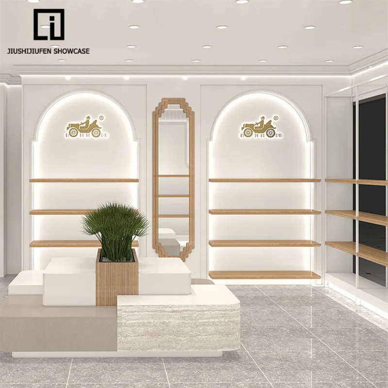 custom.Custom Modern Design Turnkey Store Bags and Shoes Light Duty Supermarket Rack Shoes Display