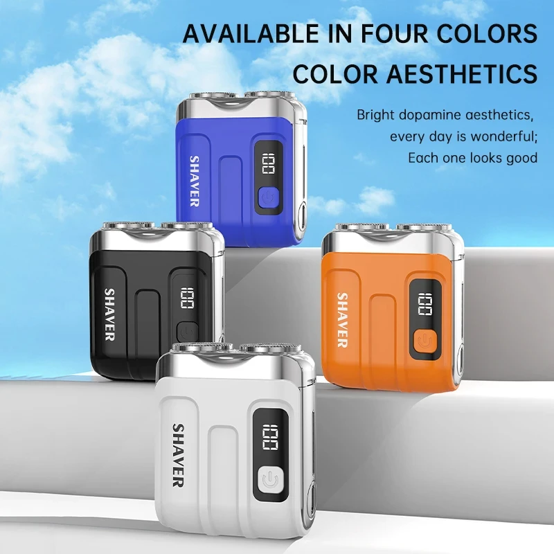 Xiaomi Mini Electric Shaver Intelligent Digital Display Washable Type-C Rechargeable Portable Wet Dry Travel Shaver For Face Leg