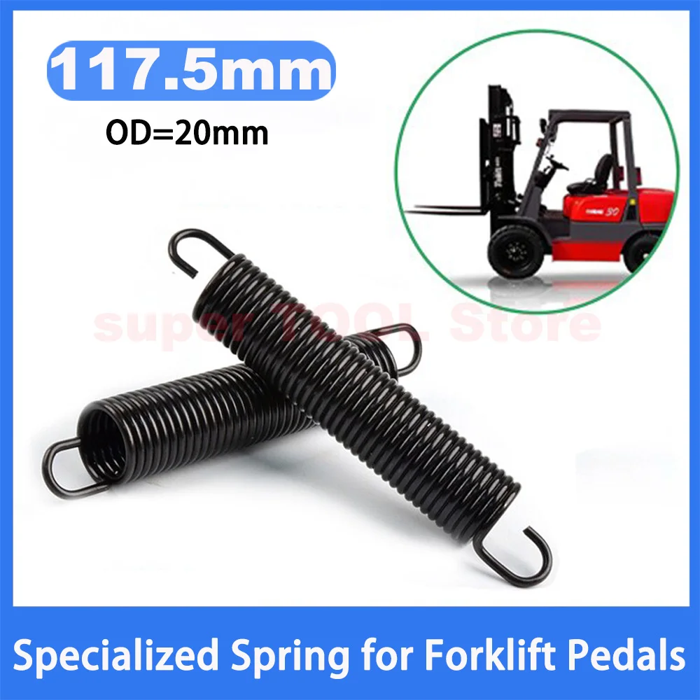 

Heavy Duty Clutch & Brake Pedal Return Spring with Hook for Heli Forklift, Long Strong Pull Back Spring for Forklift Brake Parts