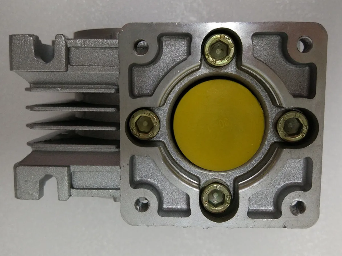 NMRV030 Worm gearbox reducer Reduction ratio 5:1 to 80:1 for 57mm frame NEMA23 stepper motor 11mm shaft diameter