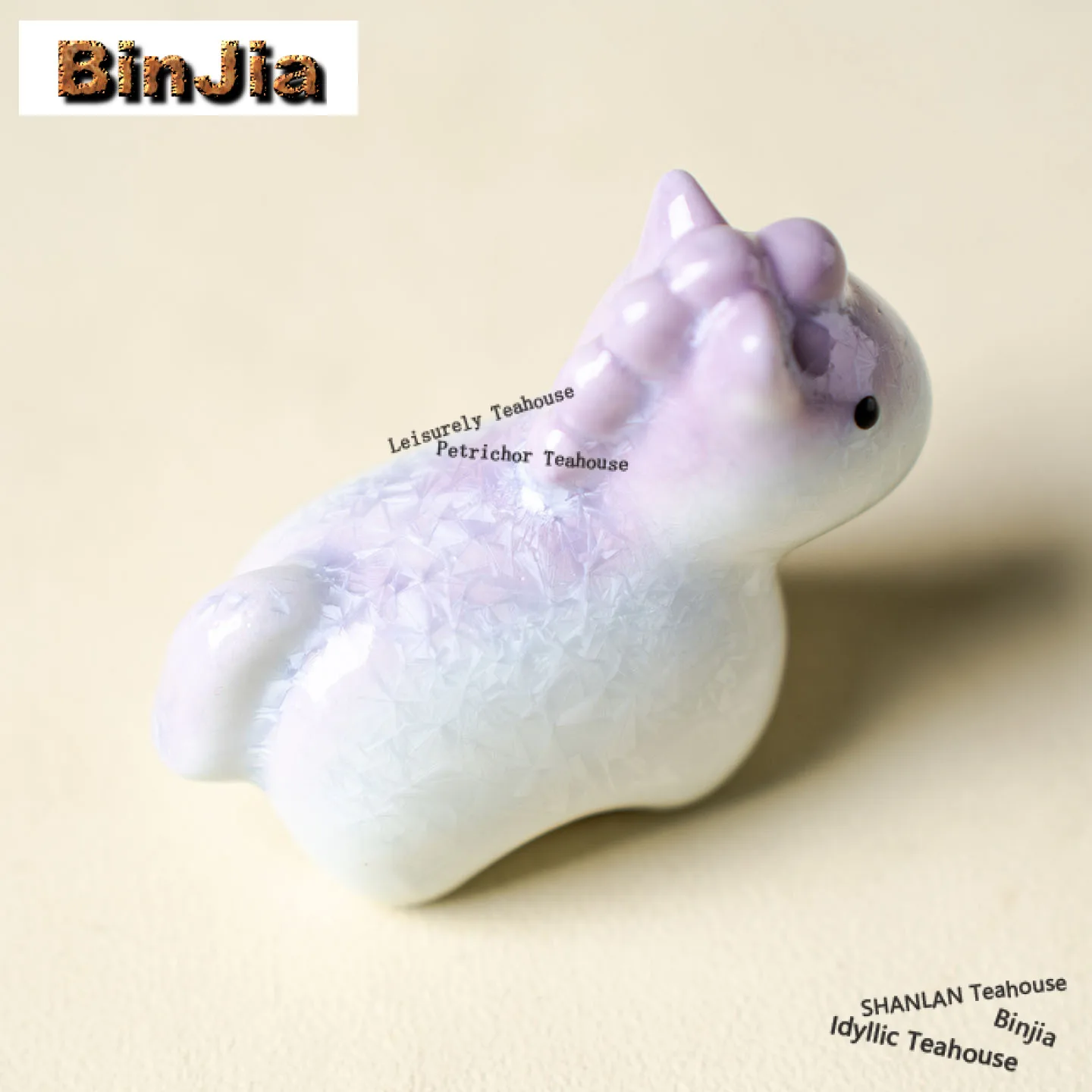 Kiln Fambe Crystal Glaze Small Glutinous Horse Tea Pet Ancient Flowerpot Landscaping Tea Figurine Play Toys Tea Statue Ornaments