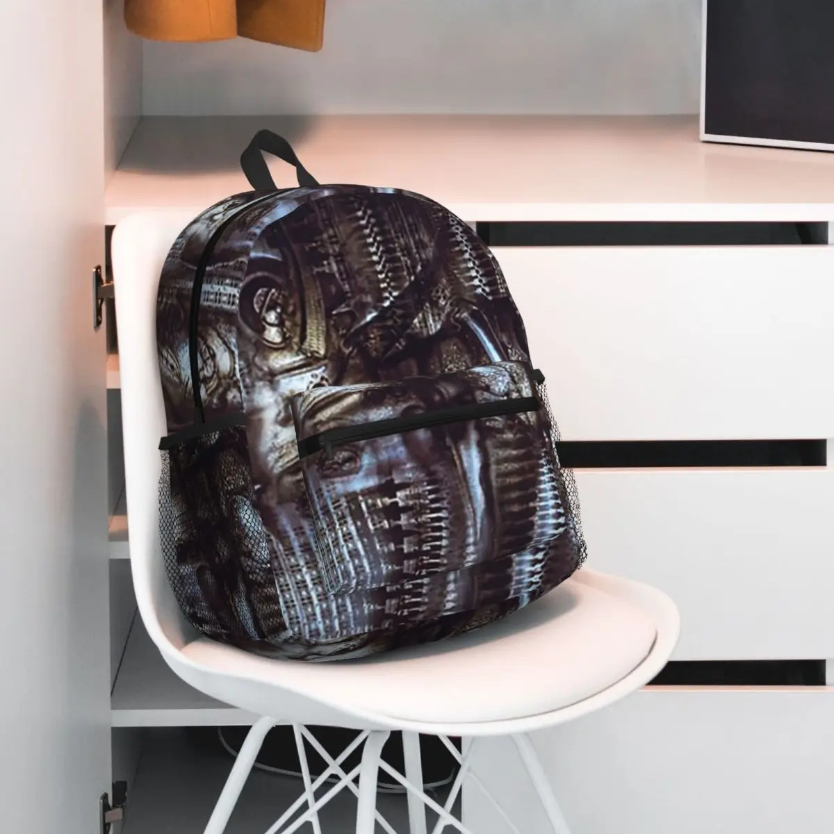 H.R. Giger Hans Ruedi Giger Artwork And Gift Backpack Daypack Boys Girls BookBag School Bag Shoulder Bags for Men Women