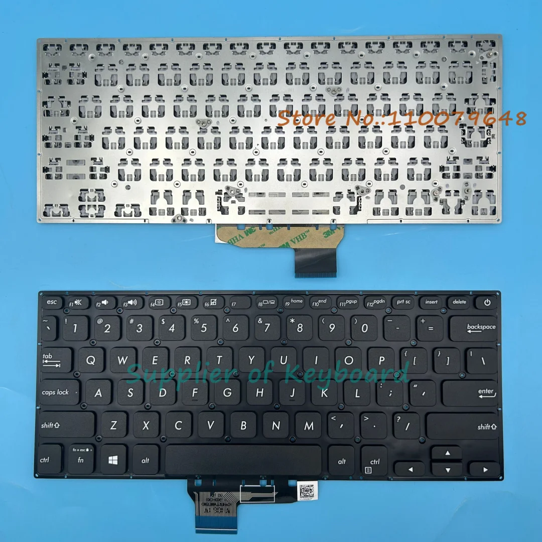 

NEW English Keyboard For ASUS VIVOBOOK X430 X430FA X430FN X430U S430FA S430FN S430U Laptop Black