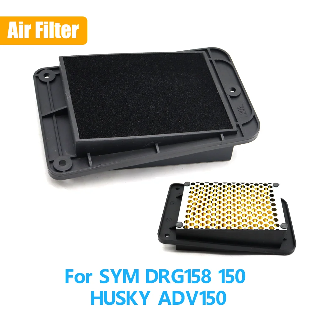 For SYM DRG158 DRG150 DRG 158 150 HUSKY ADV150 ADV 150 Motorcycle Engine Air Intake Filter Cleaner Air Filter Element