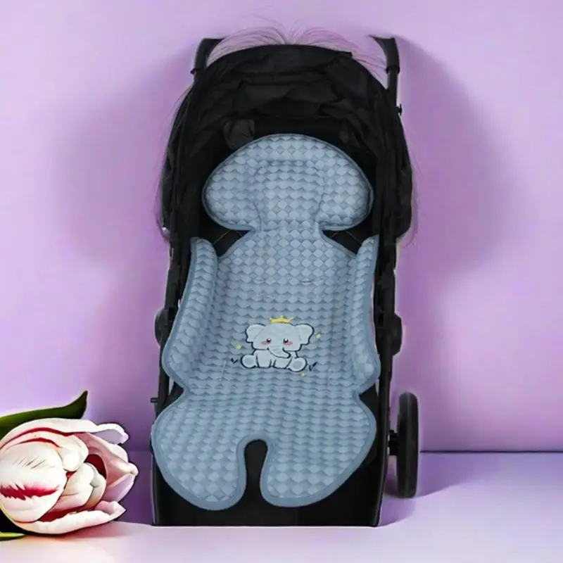 Baby Car Seat Cooling Pad Ice Stroller Cooler Mat Breathable Cooling Mat Anti-Slip Seat Pad Cushion Liner Gel Cooling Pad For