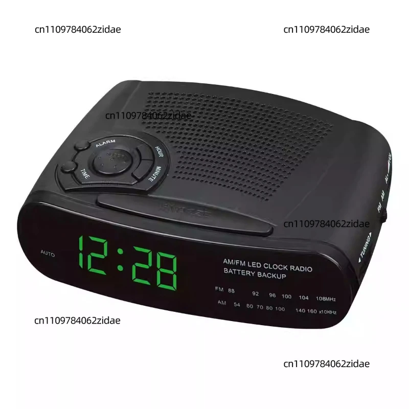 For Clock-controlled Radio Alarm Clock with AM and FM Radio Channels. LED Alarm Clock with Snooze Function. LED Clock.