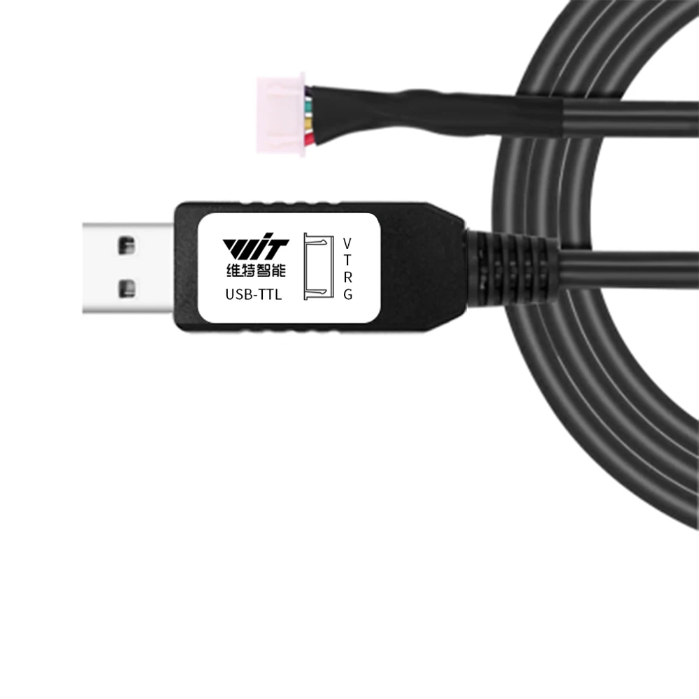 WitMotion Serial Cable,  TTL/RS232/RS485 interface optional, 1 meter length, Serial Converter for witmotion UART sensor series