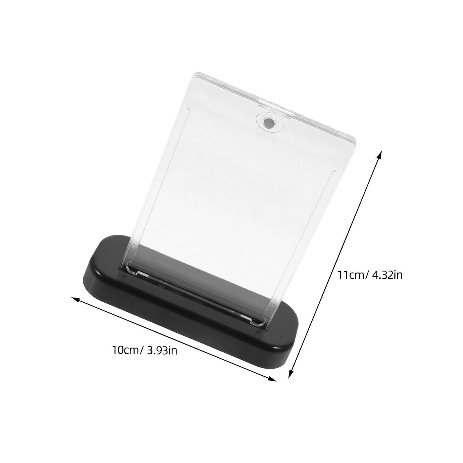 2Sets Card Holder Stand Magnetic Game Cards Display Protector Case for Trading Business Cards Postcards Safe Storage