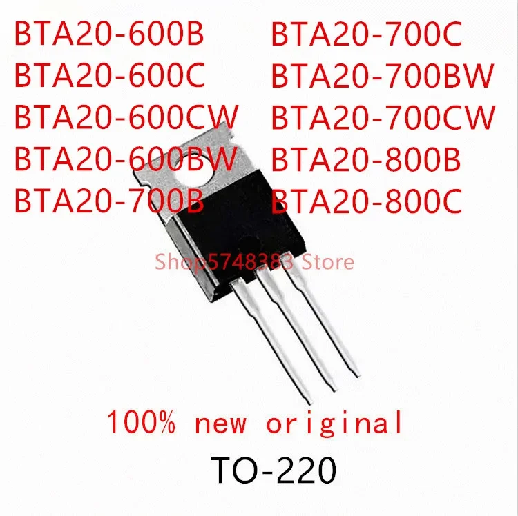 

10PCS BTA20-600B BTA20-600C BTA20-600CW BTA20-600BW BTA20-700B BTA20-700C BTA20-700BW BTA20-700CW BTA20-800B BTA20-800C TO-220