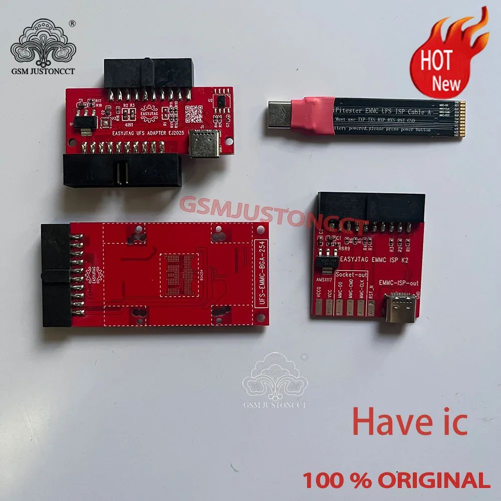 

MIPI Easy jtag EMMC UFS ISP Kit Including encryption chip U2
