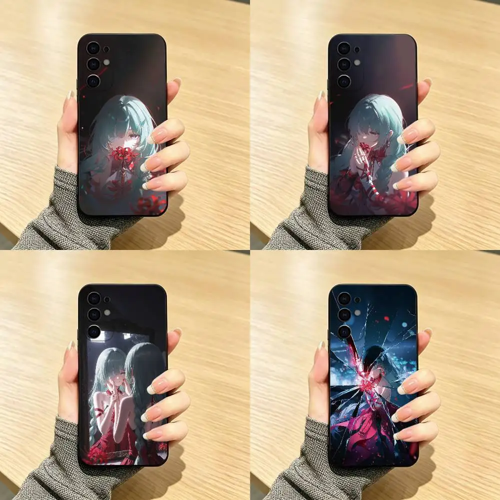 Phrolova Wuthering Waves   Phone Case For Samsung S25,S24,S21,S22,S23,S30,Ultra,S20,Plus,Fe,Lite,Note,10,Black Cover