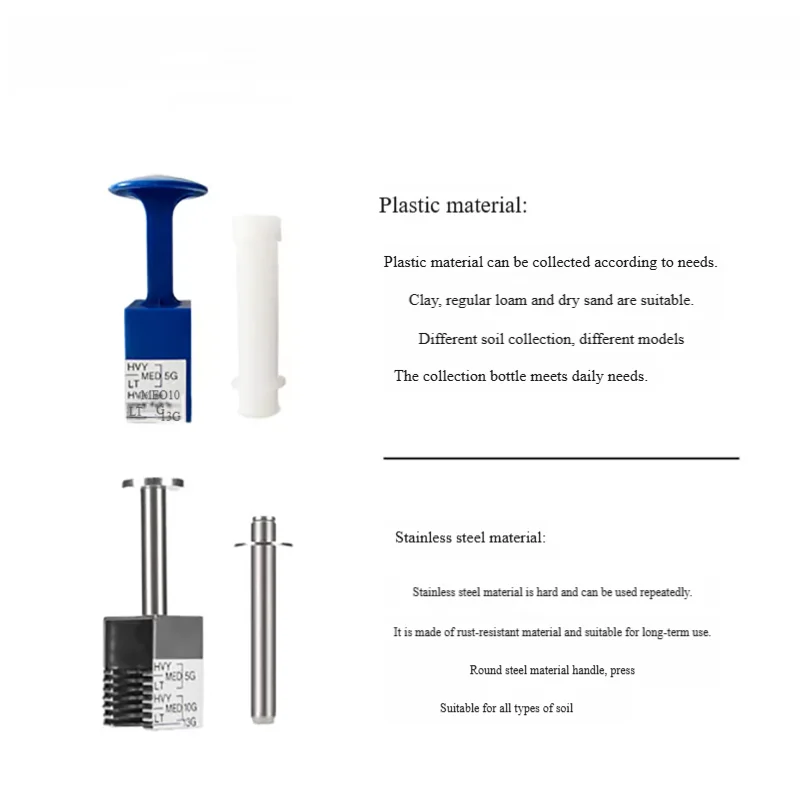 Non-disturbance soil sampler soil stainless steel sampling tube volatile organic compound sampling tube