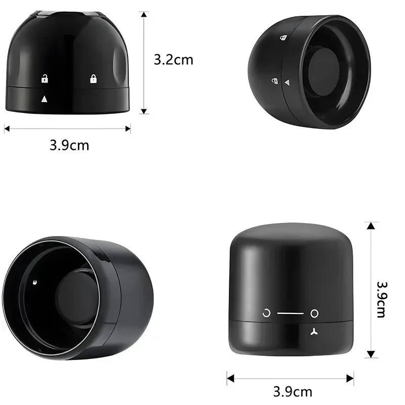Champagne Stopper Food Grade Rotary Lock Vacuum Bubble Red Wine Bottle Sealing Stopper Household Sealed Wine Stopper Bar Tool