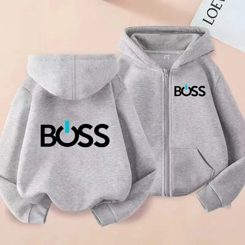 الأطفال سستة نمط سترة الملابس البلوز الفتيان الفتيات 3-12Yrs LongSleeve أعلى طباعة هوديي عارضة الأزياء الساحرة معطف