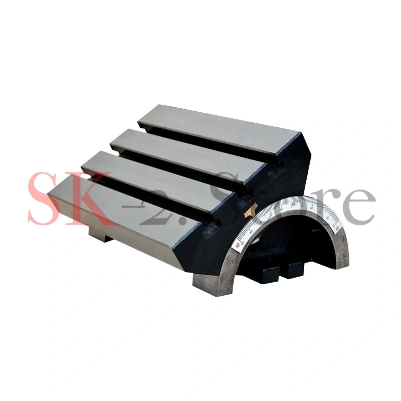 Adjustable Angle Tilting Table Small Milling Machine Drilling Machine High Quality Cast Iron Precision Rotary Table 7 Inch