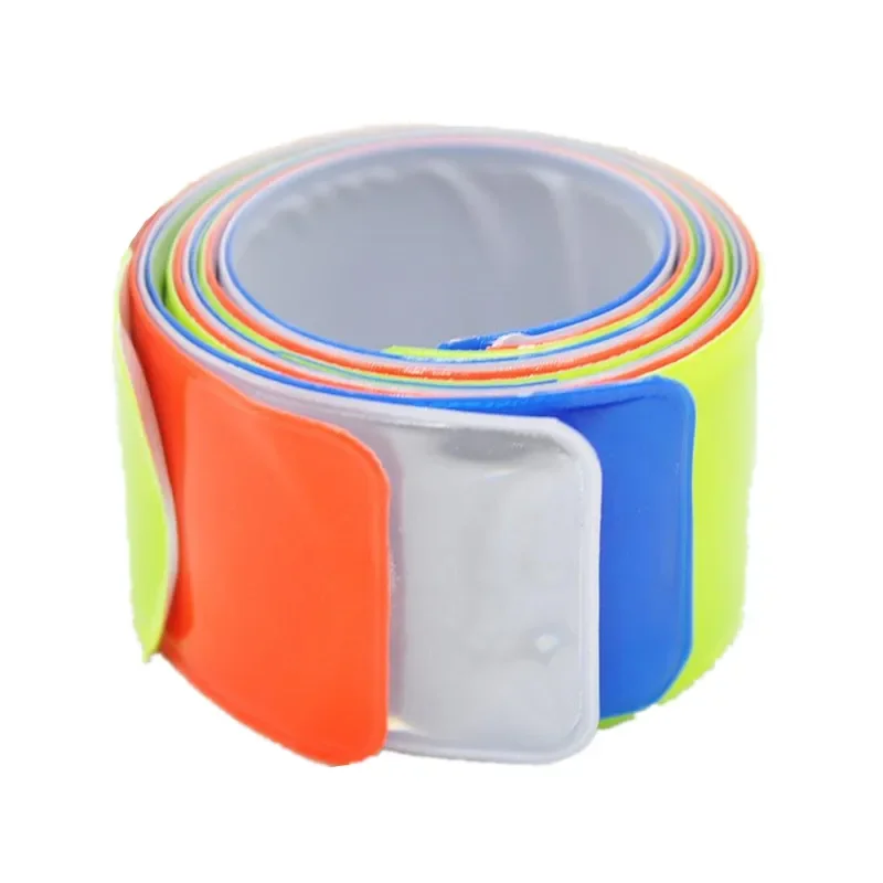 1 Stuk Reflecterende Band Sport Hardlopen Reflecterende Strips Stickers Nacht Waarschuwing Tape Fietsbroek Reflector Materiaal