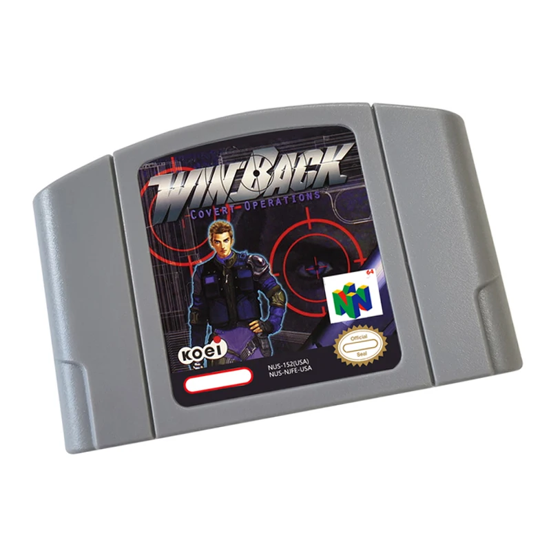 N64 games Cartridge-Winback NTSC Version Retro Games reconstructed