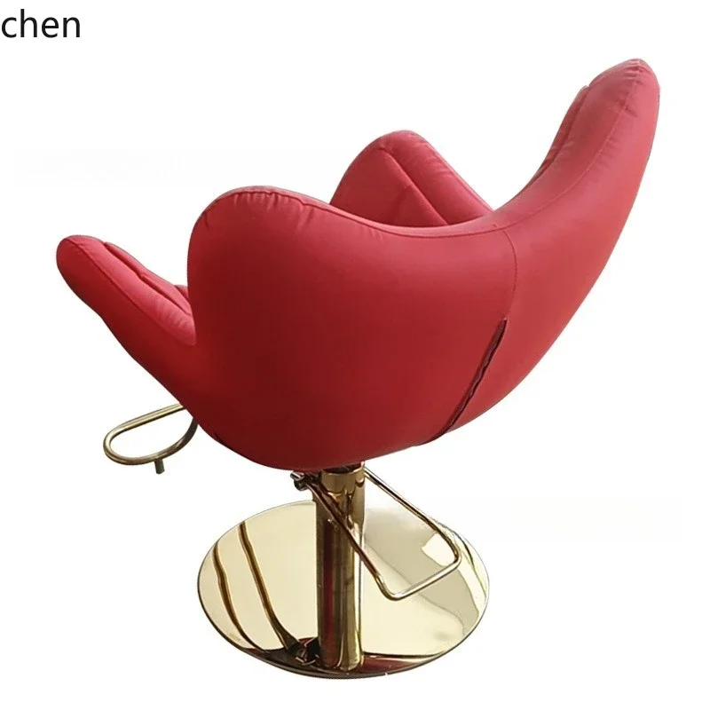 Cross-Border Barber Chair Hair Salon Chair Adjustable Height Barber Shop Special Perm and Dye Salon Chair