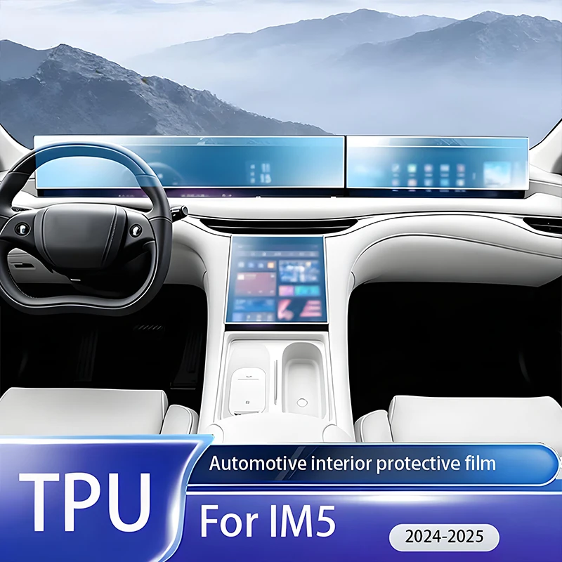 

For IM 5 2024-2025 TPU Interior Screen Protector GPS LCD Display Anti-Fingerprint Anti-Scratch Clear Protective Film