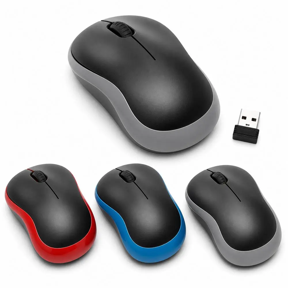 Mini Mouse Wireless Mouse Ergonomic Optical Tracking Portable Mouse Mini Receiver Wireless Connection Optical Mouse