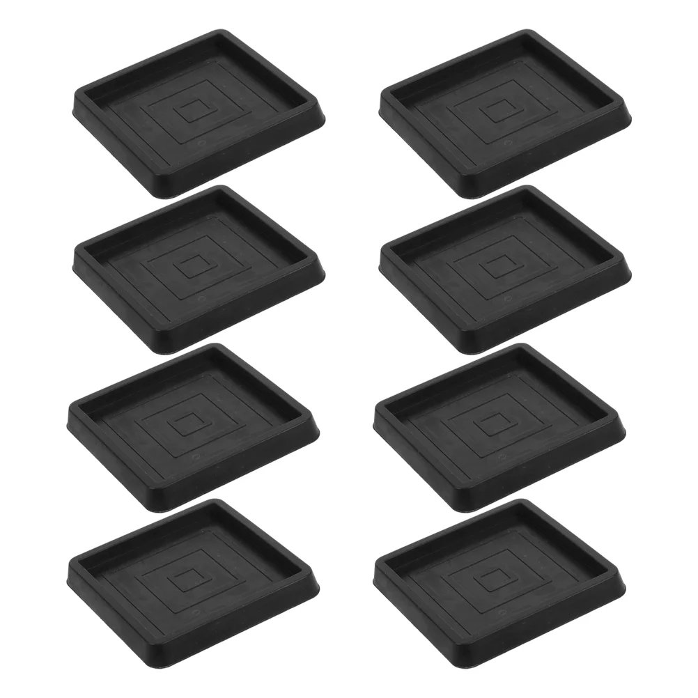 

8 Pcs Replaceable Non-slip Mat Furniture Coasters Couches Rubber Skid Pads Bed Leg