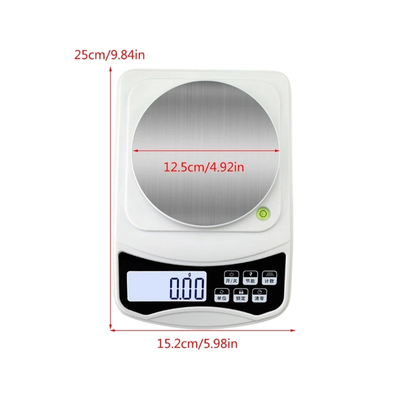 Lab Grade Digital Scale Accurate 0.01g Kitchen Scale for Gold and Medicinal Item