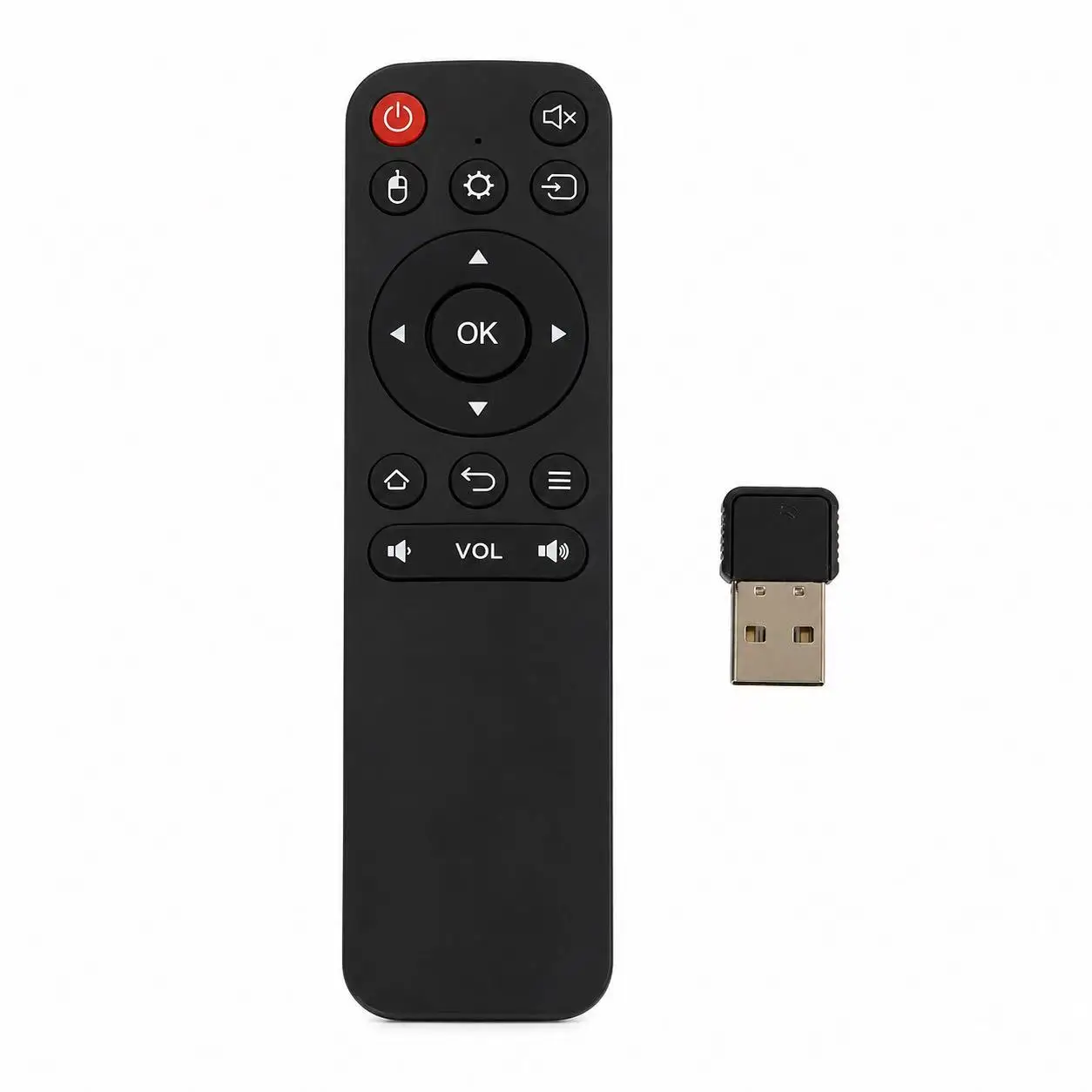 2.4G Wireless USB Receiver TV Box Remote Control Wireless Air Mouse for Android Smart TV Box and PC/TV