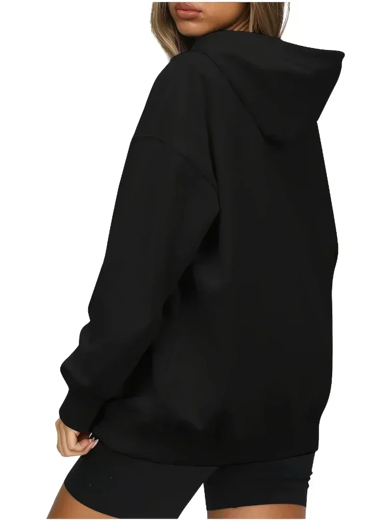 Nightmare Before Christmas Women's Hooded Sweatshirt - Tim -Inspired Jack Skellington & Sally Graphic, Cozy Fall & Winter