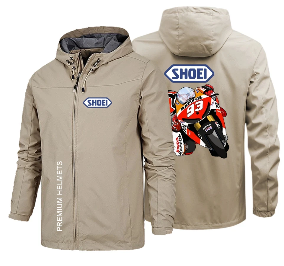 High quality autumn and winter hot selling SHOEI motorcycle racing car Marquez 93 motorcycle men's windproof and rainproof top h